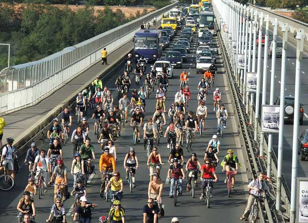 bicyclists