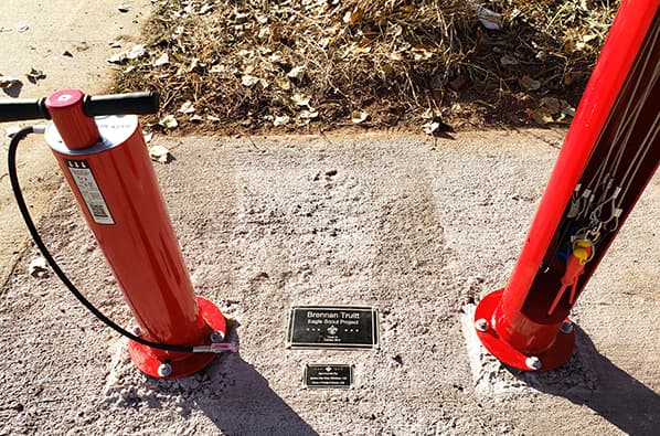 Bike Repair Station Added To Trail By Boy Scout After Mom Gets Flat Tire
