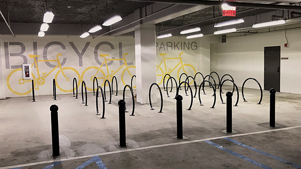 Bike Rooms Like The One At Mississippi State University Create Attractive Spaces To Promote Bicycle Parking Racks On Campus