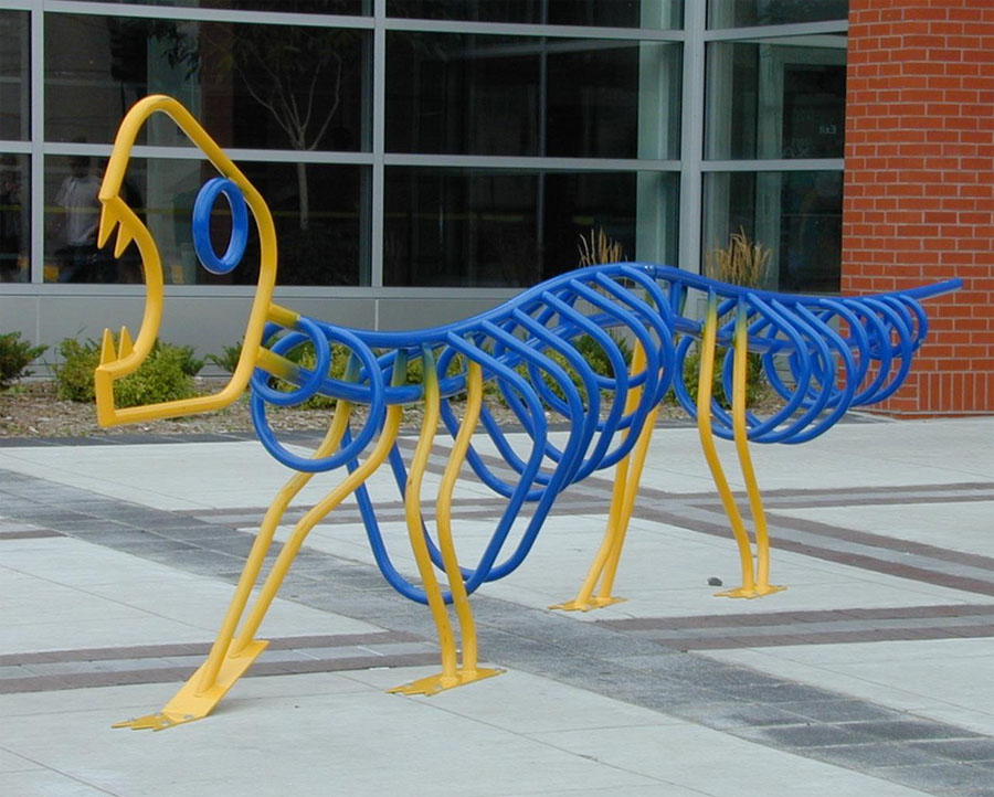 Fewer Kids Now Ride Bikes to School. Contests to Create Cool School Bike Racks Could be One Solution