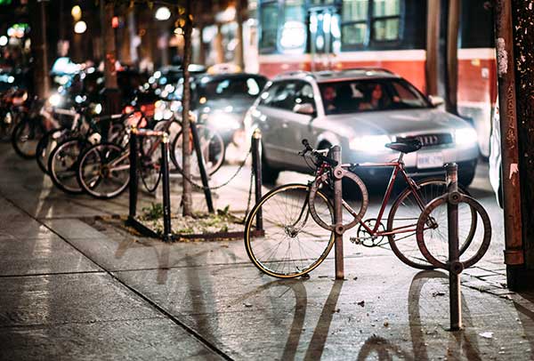 bollard bike racks