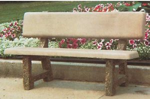 concrete bench