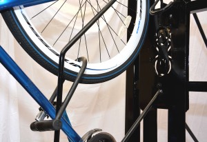 doubleup vertical bike rack lock
