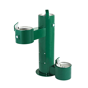 drinking fountains with dog fountain as well.