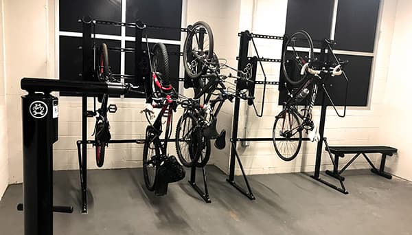 freestanding bike rack grande