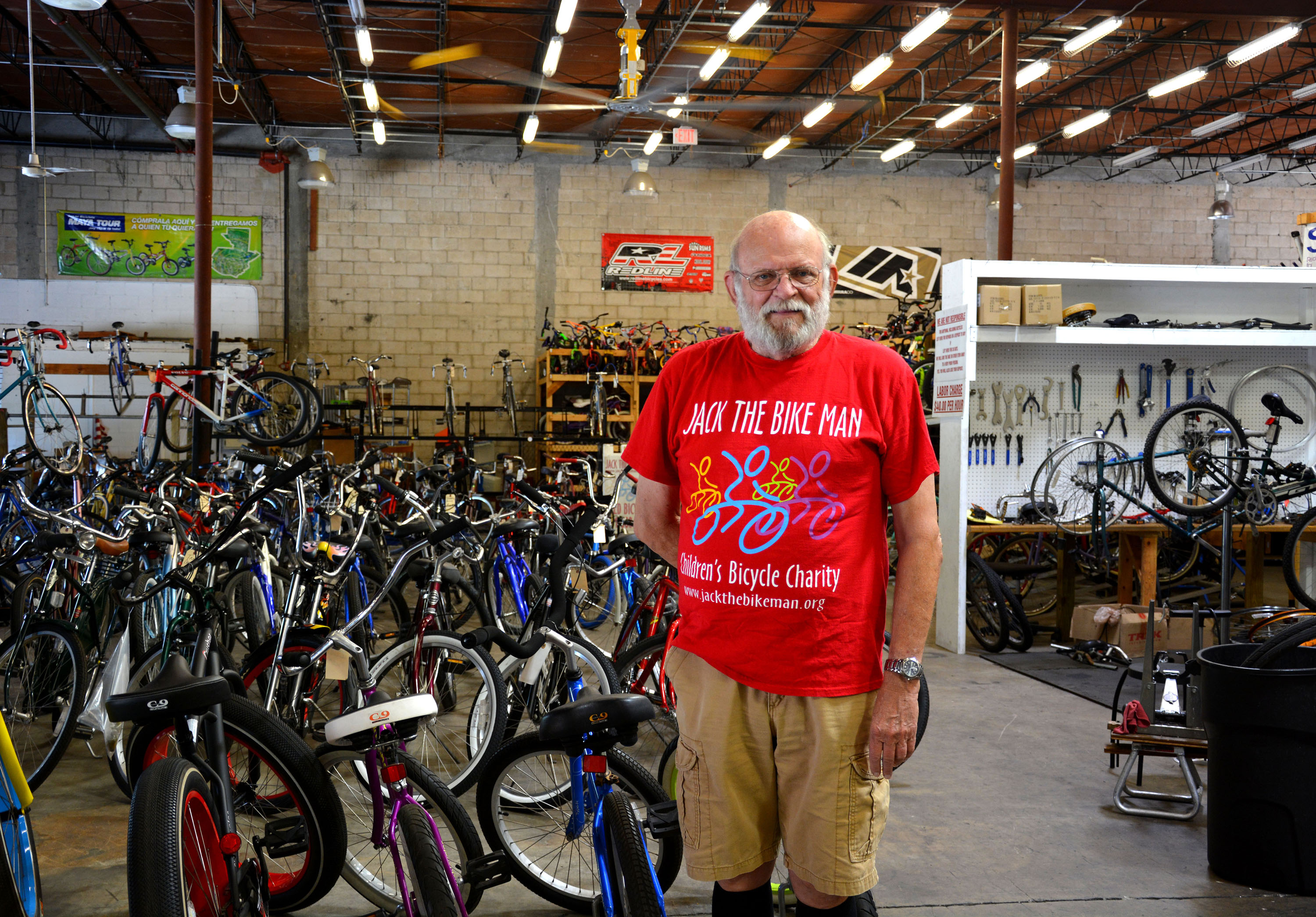 Florida Man Spends Retirement Fixing and Giving Away Bikes to the Needy