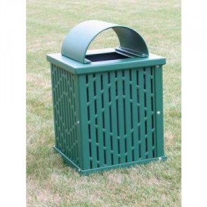 large capacity trash receptacle