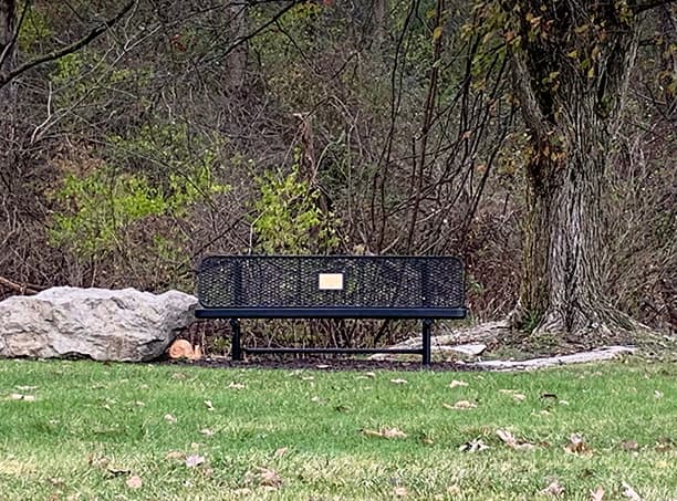 Memorial Bench Installed To Honor Popular Doctor