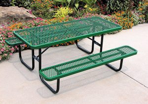 metal picnic tables