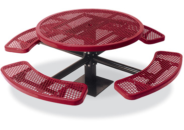 metal picnic tables