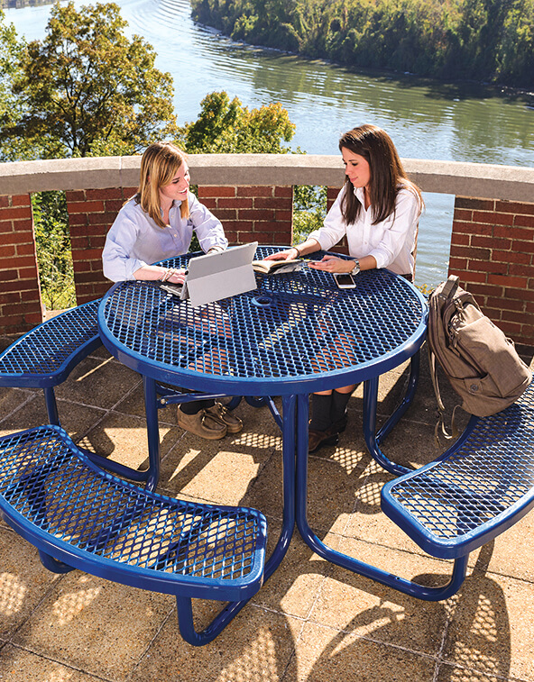 Metal Picnic Tables Offer More Versatility In Design, Color and Comfort Than Traditional Picnic Tables
