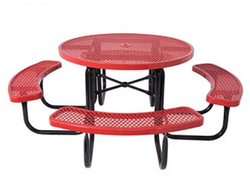 outdoor metal picnic tables