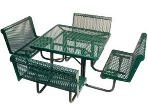 outdoor picnic tables with capri seats