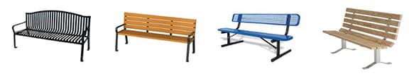 park benches
