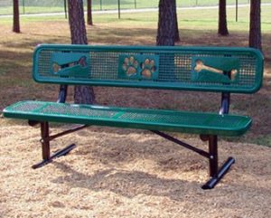 dog park bench