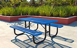 picnic tables