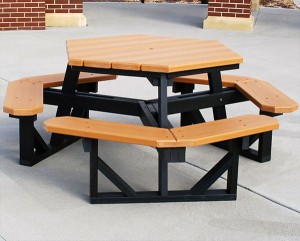 Picnic tables