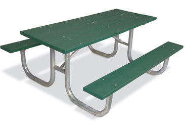plastic picnic tables green