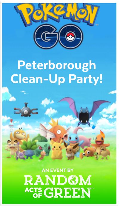 pokemon go cleanup party poster