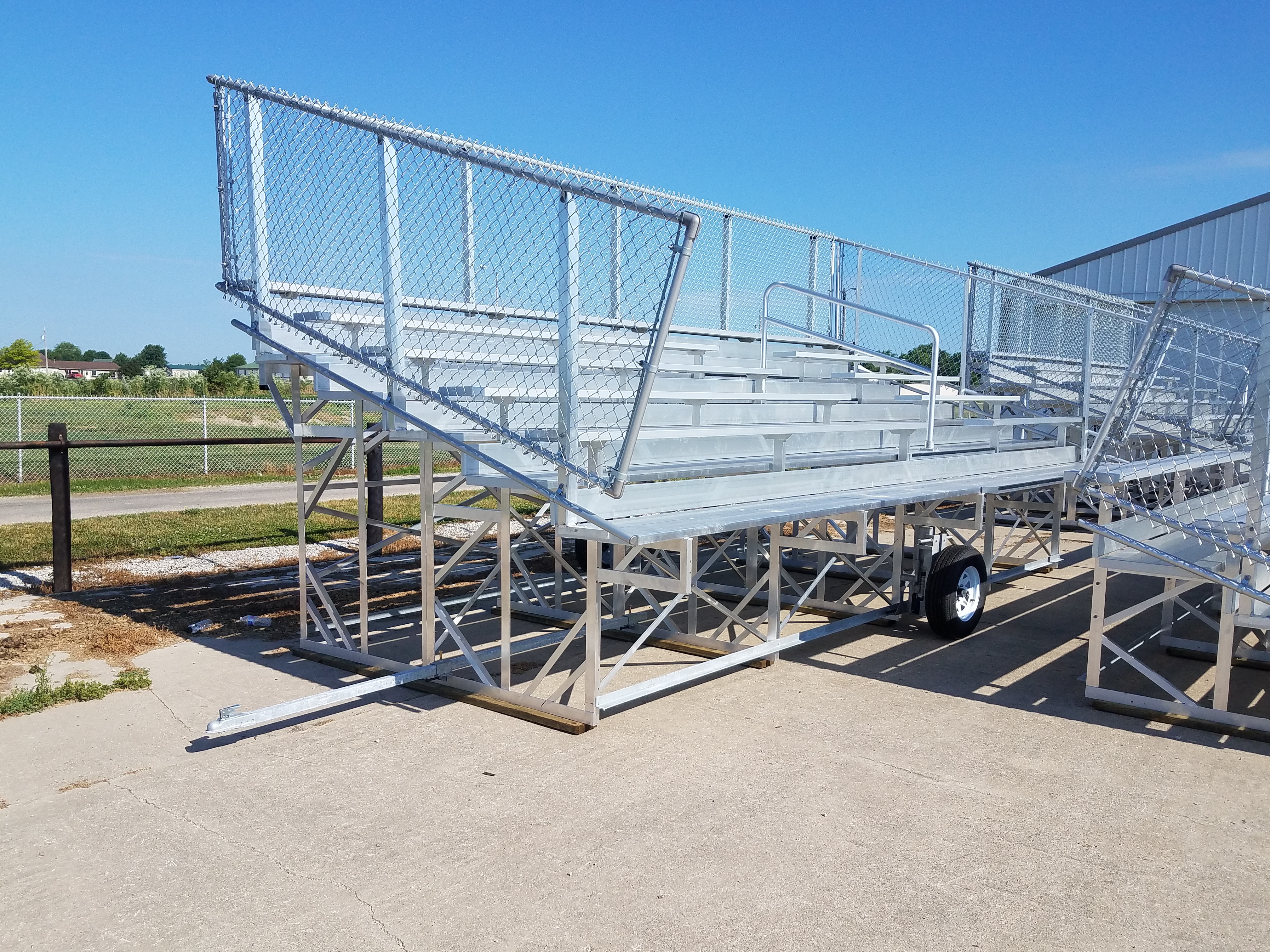 Portable Bleachers Help Provide Spectator Seating At One Of The Most Popular County Fairs in Illinois