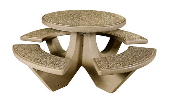 Quick Ship Concrete Picnic Tables Available For Those Who Want Sturdy, Low Maintenance Tables FAST