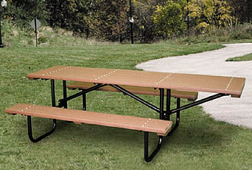 recycled plastic picnic tables ada access