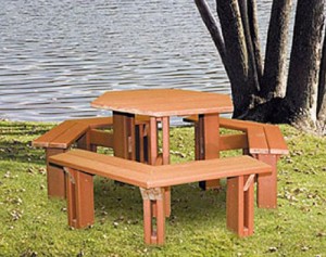 recycled plastic picnic tables