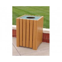 commercial garbage cans recycled plastic