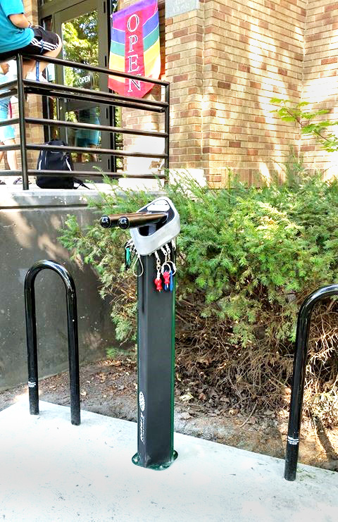 delux public bike repair stand