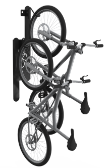 wall-mount bike rack