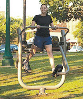 outdoor fitness cardio walker