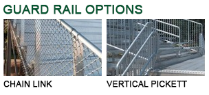 Bleacher Guard Rail Option