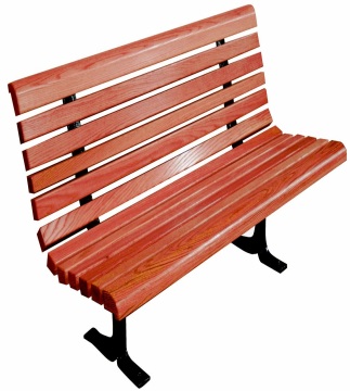 Wood Park Bench