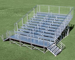 10 row elevated bleachers