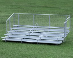 5 row bleachers
