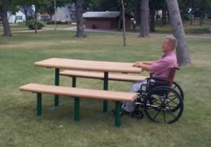 ada picnic tables