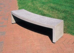 concrete benches