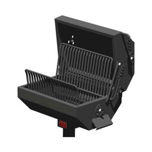 Covered park grill