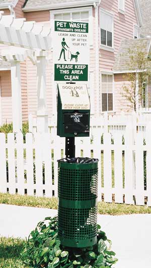 Dog waste station