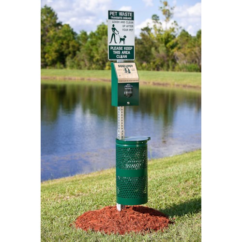 Dog waste station