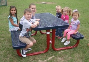Kid's picnic tables