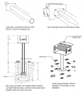 Park grill installation instructions